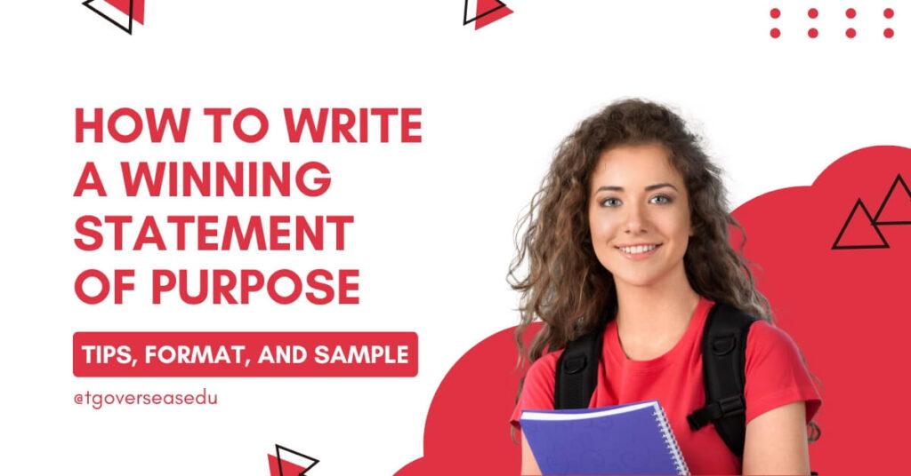 Statement of Purpose for Student Visa: Tips, Format, and Sample Guide 1 Statement of Purpose for Student Visa